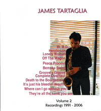 Album Cover: James Tartaglia Volume 2: Recordings 1991-2006
